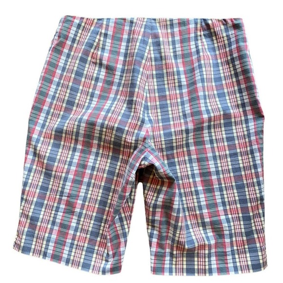 Vintage RALPH Ralph Lauren Womens Sz 10 Plaid Bermuda Walking Shorts - Picture 3 of 5